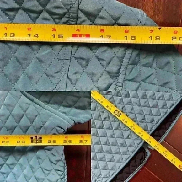 Vintage Utility Barn Jacket Chore Coat Quilted Reversible Green Black 16 2X - Picture 16 of 16